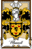 Scottish Coat of Arms Bookplate for Whannell (Ayr)