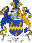 English Coat of Arms for the family Lear