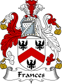 English Coat of Arms for the family Frances