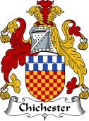 English Coat of Arms for the family Chichester