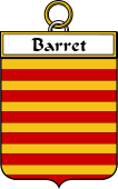 French Coat of Arms Badge for Barret