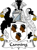 English Coat of Arms for the family Canning