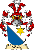 v.23 Coat of Family Arms from Germany for Wenig