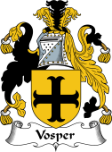 English Coat of Arms for the family Vosper