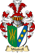 v.23 Coat of Family Arms from Germany for Westrell