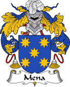 Portuguese Coat of Arms for Mena