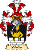 v.23 Coat of Family Arms from Germany for Worlin