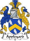 English Coat of Arms for the family Appleyard