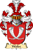 v.23 Coat of Family Arms from Germany for Wolde