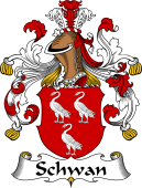 German Wappen Coat of Arms for Schwan
