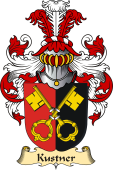 v.23 Coat of Family Arms from Germany for Kustner