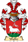 v.23 Coat of Family Arms from Germany for Wulfer