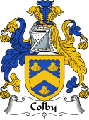 English Coat of Arms for the family Colby