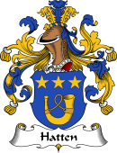 German Wappen Coat of Arms for Hatten