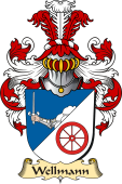 v.23 Coat of Family Arms from Germany for Wellmann