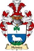 v.23 Coat of Family Arms from Germany for Heintze