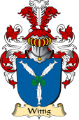 v.23 Coat of Family Arms from Germany for Wittig