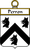 French Coat of Arms Badge for Perron