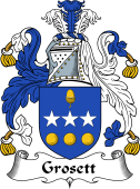 Scottish Coat of Arms for Grosset or Grosett