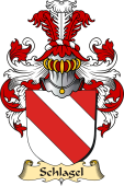 v.23 Coat of Family Arms from Germany for Schlagel