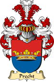 v.23 Coat of Family Arms from Germany for Precht