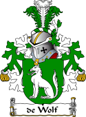Dutch Coat of Arms for de Wolf