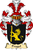 v.23 Coat of Family Arms from Germany for Prugel