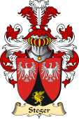 v.23 Coat of Family Arms from Germany for Steger