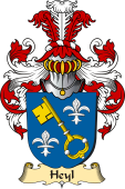 v.23 Coat of Family Arms from Germany for Heyl