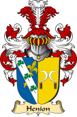 v.23 Coat of Family Arms from Germany for Henion