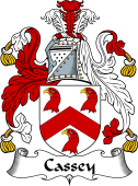 English Coat of Arms for the family Cassey