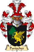 v.23 Coat of Family Arms from Germany for Purtscher