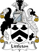 English Coat of Arms for the family Littleton
