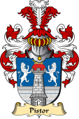 v.23 Coat of Family Arms from Germany for Pistor