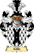English Coat of Arms (v.23) for the family Mills
