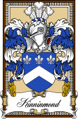 Scottish Coat of Arms Bookplate for Kinninmond