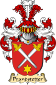 v.23 Coat of Family Arms from Germany for Prandstetter