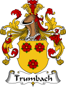 German Wappen Coat of Arms for Trumbach