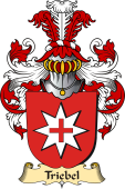 v.23 Coat of Family Arms from Germany for Triebel