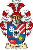 v.23 Coat of Family Arms from Germany for Rosenfeld
