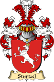 v.23 Coat of Family Arms from Germany for Sturtzel