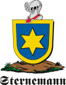 German shield on a mount for Sternemann