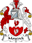 English Coat of Arms for the family Maycock