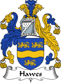 English Coat of Arms for the family Hawes