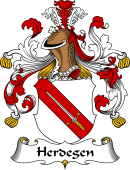 German Wappen Coat of Arms for Herdegen