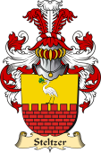 v.23 Coat of Family Arms from Germany for Steltzer