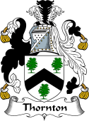 English Coat of Arms for the family Thornton