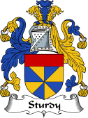 English Coat of Arms for the family Sturdy