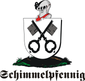 German shield on a mount for Schimmelpfennig