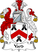 English Coat of Arms for the family Yard